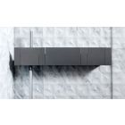 Agape ASEN0913N Sen Wall Mounted Hand-Held Shower With Flexible Hose & Levers in Black
