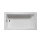 Americh WR6030ADAT-WH Wright 6030 ADA Tub Only in White, factory installed 3 side molded tile flange with Left Hand drain