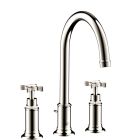 Axor 16513831 Montreux Widespread Faucet with Cross Handles, 1.2 GPM in Polished Nickel
