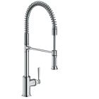 Axor 16582001 Montreux 2-Spray Semi-Pro Kitchen Faucet, 1.75 GPM in Chrome