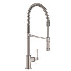 Axor 16582801 Montreux 2-Spray Semi-Pro Kitchen Faucet, 1.75 GPM in Steel Optic