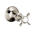 Axor 16873831 Montreux Volume Control Trim with Cross Handle in Polished Nickel