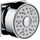 Axor 28469001 Bodyspray with Square Escutcheon in Chrome
