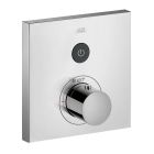 Axor 36714001 ShowerSelect Square Thermostatic 1-Function Trim in Chrome