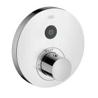 Axor 36722001 ShowerSelect Round Thermostatic 1-Function Trim in Chrome