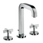 Axor 39133001 Citterio Widespread Faucet with Cross Handles, 1.2 GPM in Chrome
