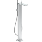 Axor 47440001 MyEdition Freestanding Tub Filler Trim with 1.75 GPM Handshower in Chrome / Mirror Glass