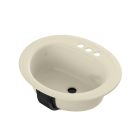 Bootz 021-2445-06 Azalea 17" x 20" Porcelain Enamel Studmount Sink in Bone