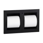 Bobrick B-35883.MBLK Recessed Two Rolls Toilet Tissue Dispenser in Matte Black