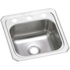 Elkay BCR151 Celebrity Stainless Steel 15" x 15" x 6-1/8", Single Bowl Drop-in Bar Sink