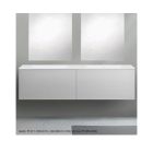 Blu Bathworks BLUBUNDLE2 Vanity Set -72" Wide by 20" Deep with Mirror in Bianco