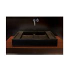 Rapsel BMVL027  Lavatory Lavasca-28" X 18" in Black Marble                                                                                                             