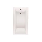 Bain Ultra BOOIRI20T ORIGAMI 66" L X 32" W Drop-In Thermomasseur Air Bath Tub in White