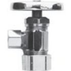 Brasstech 403-1/20 Closeout 403-1-20 Disk Angle Valve 1/2 Inch X 3/8 Inch In Stainless Steel Pvd