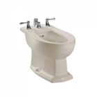 Toto BT784B#12 Clayton Deck Mount Vertical Spray Flushing Rim Bidet in Sedona Beige