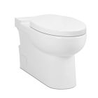 Icera C-3240-C.01 MALIBU II Elongated Toilet Bowl with Seat and Cover in Gloss White (Tank Sold Separately)