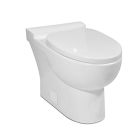 Icera C-3250.01 MALIBU II Elongated Toilet Bowl with Seat in Gloss White (Tank Sold Separately)