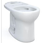 Toto C775CEFG#01 Drake Round TORNADO FLUSH Toilet Bowl with CEFIONTECT in Cotton White