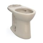 Toto C776CEFG#12 Drake 24 1/2" Universal Height Tornado Flush Elongated Front Toilet Bowl Only With Finish: Sedona Beige
