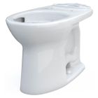 Toto C776CEFGT40.10#01 Drake Elongated Universal Height TORNADO FLUSH Toilet Bowl with 10" Rough-In and CEFIONTECT, WASHLET+ Ready in Cotton White