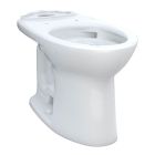 Toto C776CEG#01 Drake Elongated TORNADO FLUSH Toilet Bowl with CEFIONTECT in Cotton White