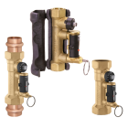 Caleffi 132432A 132 Series Quicksetter Balancing Valve with Flowmeter, 1/2" NPT, 0.5-1.75 Gpm