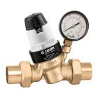 Caleffi 535371HA 535H Series PresCal Pressure Reducing Valve with Pressure Gauge 1-1/4" NPT Female