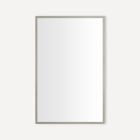 Robern CC2030D4TF69SC Craft 20" W x 30" H x 4" D Thin Framed Metal Medicine Cabinet in Brushed Pewter with Slow-Close Hinges