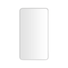Robern CC2034D4RC84SC Craft 19-1/4" W X 34-1/4" H X 4-3/4" D Round Corner Metal Mirror Cabinet with Slow-Close Hinges in Polished Stainless Steel