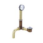 Central Brass 1645-S PVD Polished Chrome Centralift Bath Drain With Side Outlet, 1-1/2" Pipe