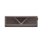 Continental Industries 180B 18" Sunburst-Style Baseboard Diffuser, Plate Damper, Brown, Steel, USA