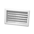 Continental Industries 28W 0610 6" X 10" Rolled-Face Floor Register, White, Steel, USA