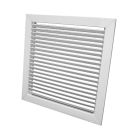 Continental Industries AFBG40W2210TB 2' X 1' T-Bar Grille, Horizontal 40 Bars, White, Aluminum, USA