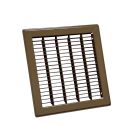 Continental Industries F25B 1212 12" X 12" Bar-Face Floor Grille, Brown, Steel, USA