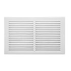 Continental Industries G25W 2020 20" X 20" Return Air Grille, 1/2" Spaced Fins, White, Steel, USA