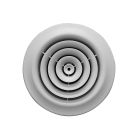 Continental Industries P20W0008 8" Flexible Duct, Round, 360 Diffusion, Plastic, White, USA