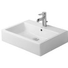 Duravit 04546000001 Vero 24" L X 18" W X 6-1/2" H Rectangular Wall Mounted Single Hole Furniture Washbasin with Overflow in White