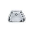 Franke CQX11019 Centennial 21" L X 16" W X 8" D Single Bowl Undermount Stainless Steel Kitchen Sink with Free Bottom Grid and Shelf Grid 