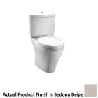 Toto CST414M#12 Aquia™ 1.6 / 0.9 GPF, 12" Rough-In, Floor Mounted Elongated Dual Flush Two Peice Toilet in Sedona Beige (Seat Sold Separately)
