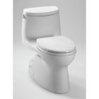 Toto  CST614CEFGAT40#01 Carlyle II 1.28 gpf, Elongated, WASHLET+ and Auto Flush Ready OnePiece Toilet with CEFIONTECT in Cotton White