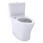 Toto CST646CEMFGNAT40#01 Aquia IV 0.9 / 1.28 GPF Dual Flush One Piece Elongated Toilet with Push Button Flush in Cotton White (Seat Sold Separately)
