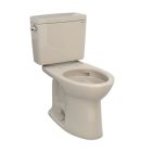 Toto CST776CSG#03 Drake Two-Piece Elongated 1.6 GPF TORNADO FLUSH Toilet with CEFIONTECT in Bone