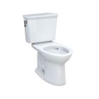 Toto CST786CEFG.10#01 Drake Transitional Two-Piece Elongated 1.28 GPF Universal Height TORNADO FLUSH Toilet with 10" Rough-In and CEFIONTECT in Cotton White