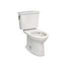 Toto CST786CEG#01 Drake Transitional Two-Piece Elongated 1.28 GPF TORNADO FLUSH Toilet with CEFIONTECT in Cotton White