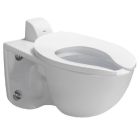 Toto CT728CUVG#01 1.0 / 1.28 / 1.6 GPF Commercial Flushometer Tornado Flush®, Back Spud Wall Mounted Toilet Bowl in Cotton