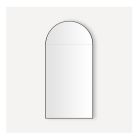 Robern D2C2040D4MA83SP Murray Hill 19-1/2" W x 39-15/16" H x 4" D Arch Mirrored Medicine Cabinet (with Slow-Close Hinges and Push-to-Open Kit) in Matte Black