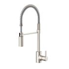 Gerber D451288SS The Foodie® 1.75 GPM Single Handle Spring Kitchen Faucet in Stainless Steel