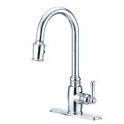 Danze D455557 Opulence Single Handle Pull-Down Kitchen Faucet, Polished Chrome Finish