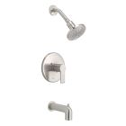 Danze D500087BNTC South Shore 2.0gpm Single Handle Tub & Shower Trim Kit & Treysta Cartridge with Diverter on Spout in Brushed Nickel