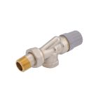 Danfoss 013G8013 RA2000 1/2" NPT Side Mount Angle Radiator Valve Body, Cv 1.6